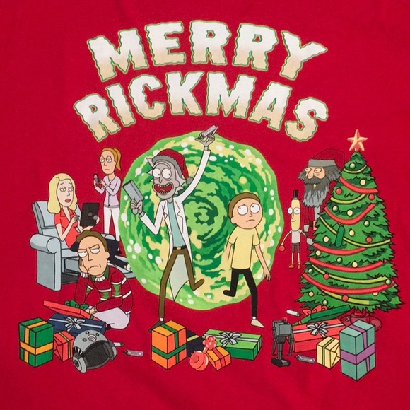 Ripple Junction Other - Rick And Morty ‘Merry Rickmas’ Holiday T-Shirt.